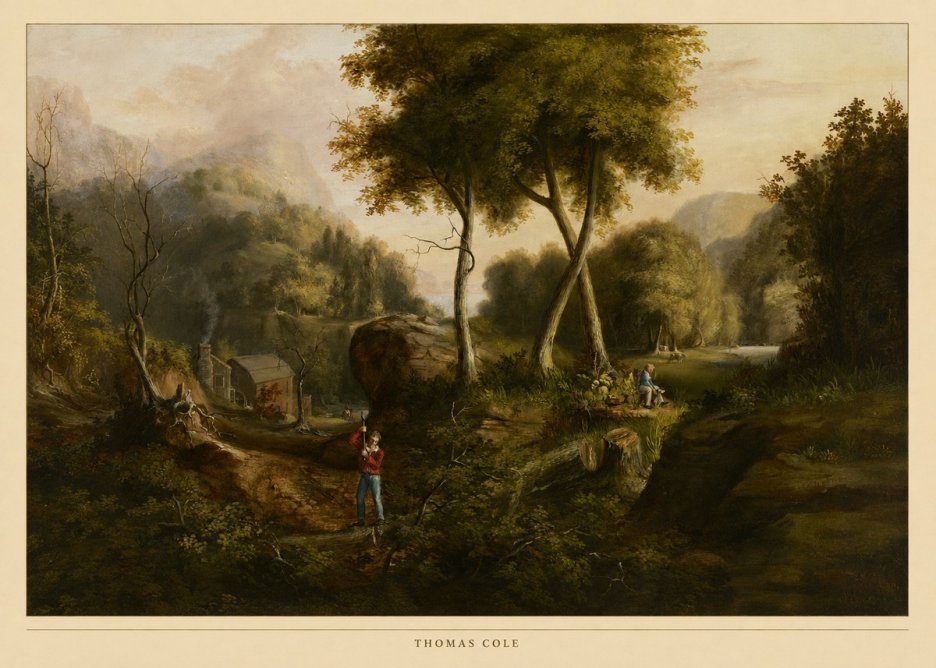 Thomas Cole The Hunter's Return I No5 - Poszter