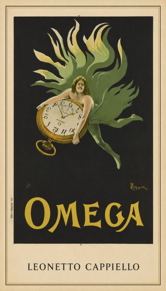 Leonetto Cappiello Omega No3 - Poszter