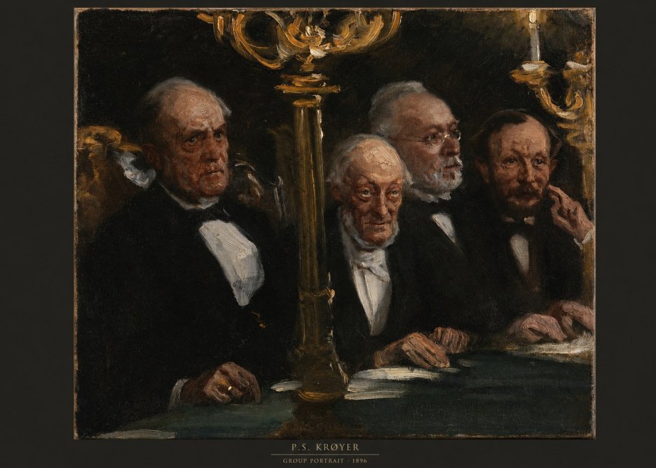 P.S. Krøyer Group Portrait No6 - Poszter