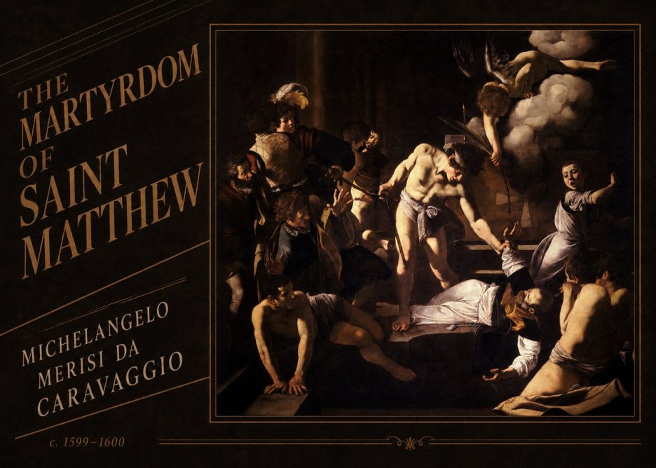 Michelangelo Merisi da Caravaggio The Martyrdom of Saint Matthew No3 - Poszter