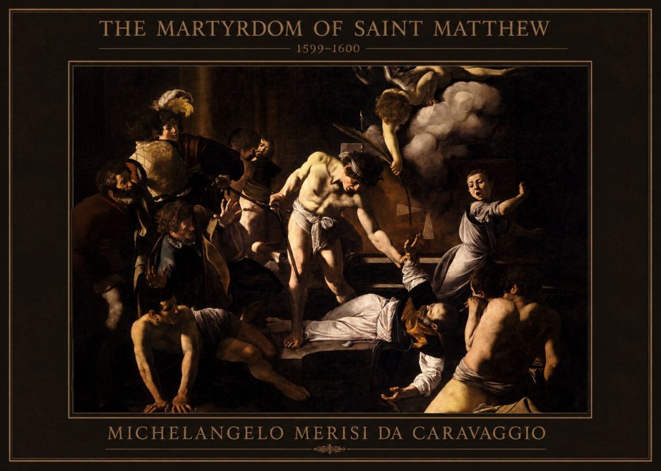 Michelangelo Merisi da Caravaggio The Martyrdom of Saint Matthew No4 - Poszter