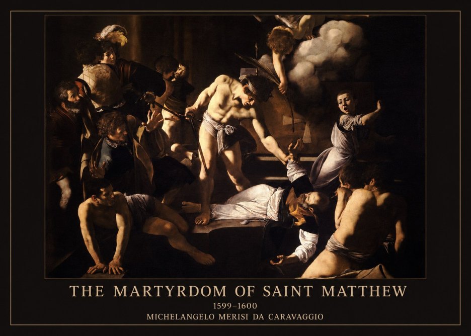 Michelangelo Merisi da Caravaggio The Martyrdom of Saint Matthew No6 - Poszter