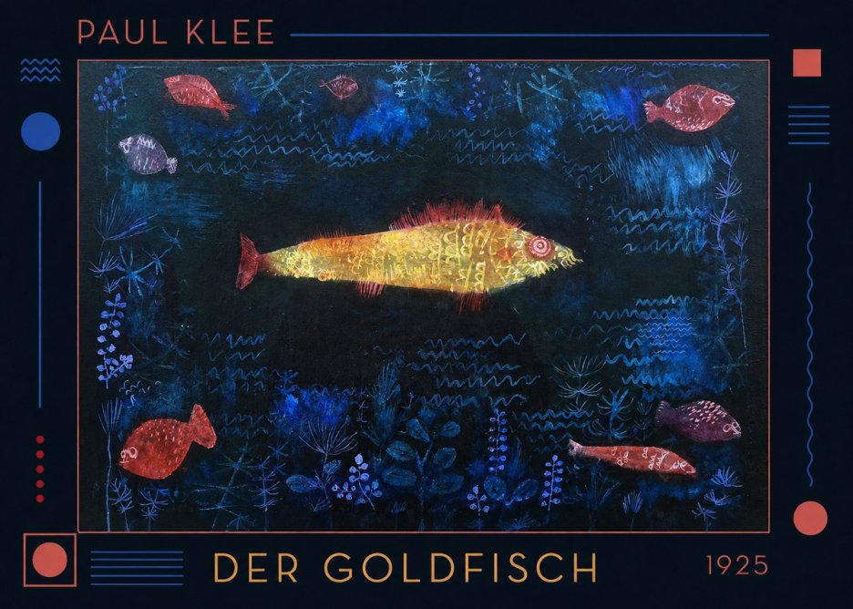 Paul Klee Der Goldfisch No1 - Poszter