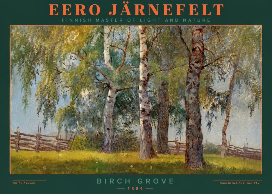Eero Järnefelt Birch Grove No2 - Poszter