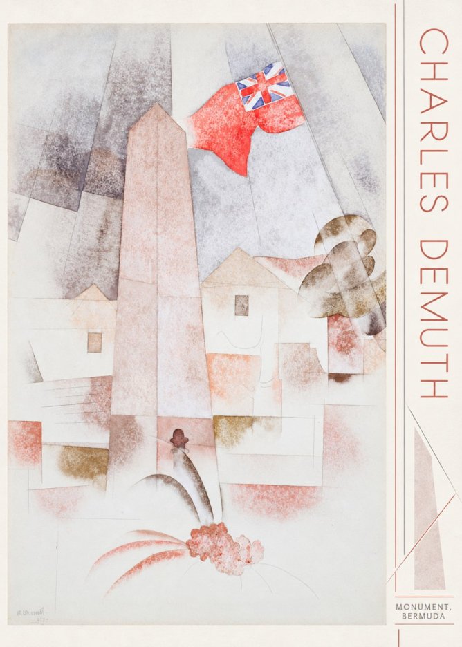Charles Demuth Monument, Bermuda No2 - Poszter