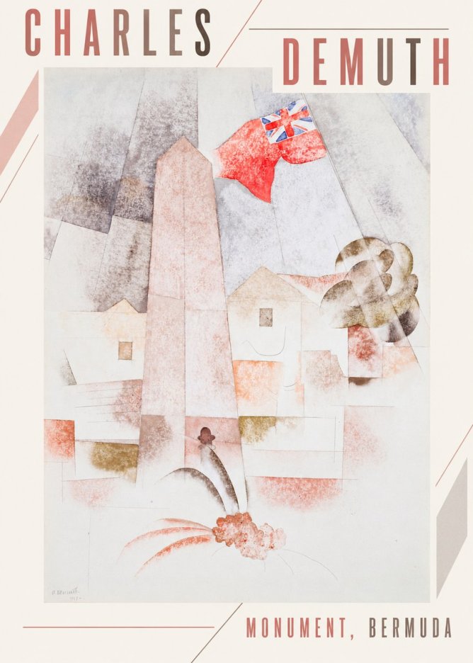 Charles Demuth Monument, Bermuda No3 - Poszter