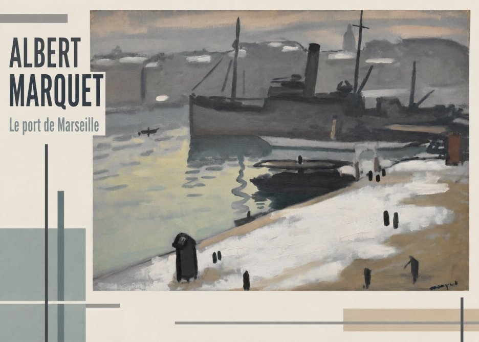 Albert Marquet Le Port De Marseille II No2 - Poszter