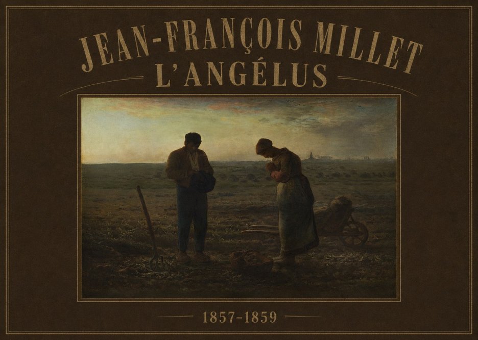 Jean-François Millet L'angélus I No3 - Poszter