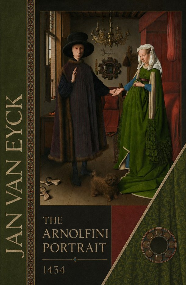 Jan van Eyck The Arnolfini Portrait V No4 - Poszter