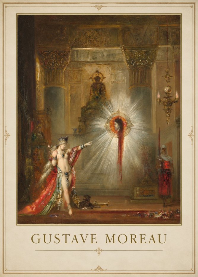 Gustave Moreau The Apparition II No1 - Poszter