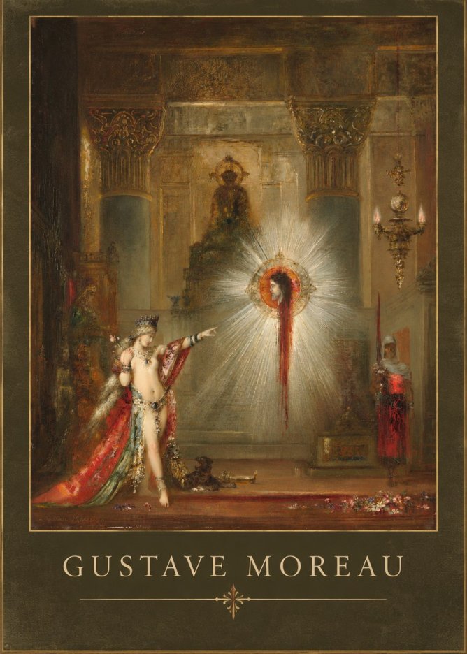 Gustave Moreau The Apparition II No2 - Poszter