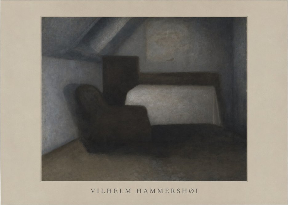 Vilhelm Hammershøi Interior, Strandgade 30 III No4 - Poszter