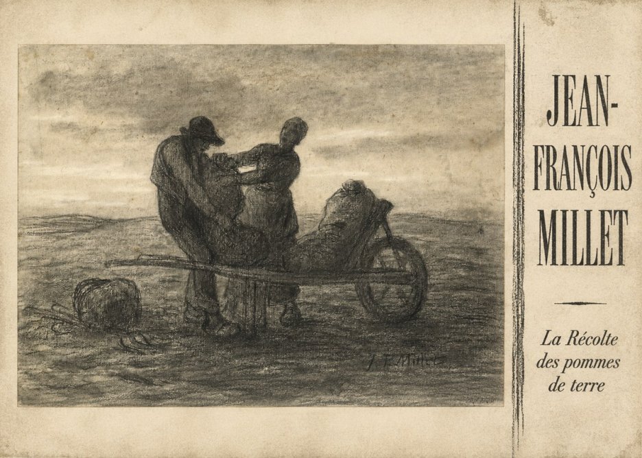 Jean-François Millet La Récolte Des Pommes De Terre No5 - Poszter