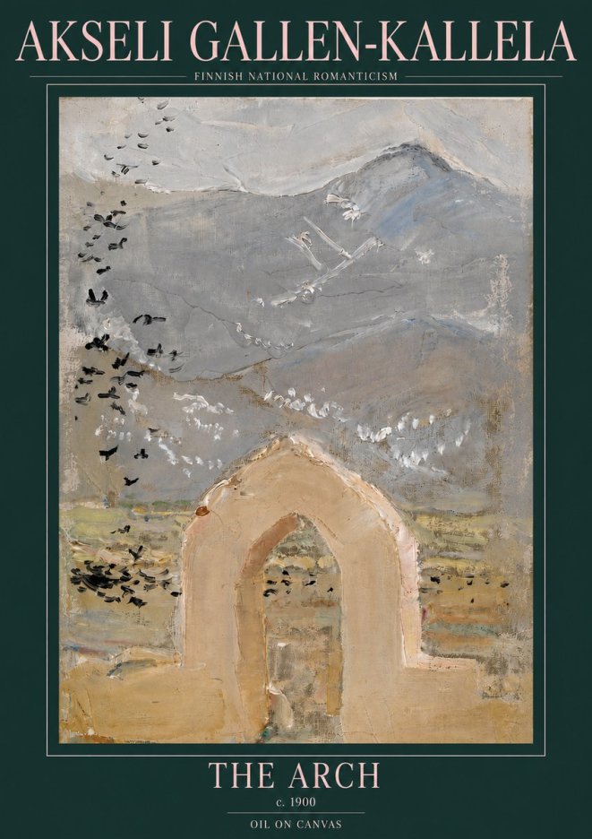 Akseli Gallen-Kallela The Arch No3 - Poszter