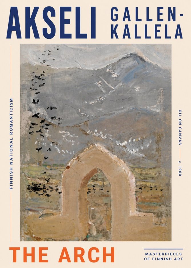 Akseli Gallen-Kallela The Arch No4 - Poszter