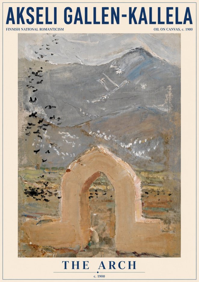 Akseli Gallen-Kallela The Arch No5 - Poszter