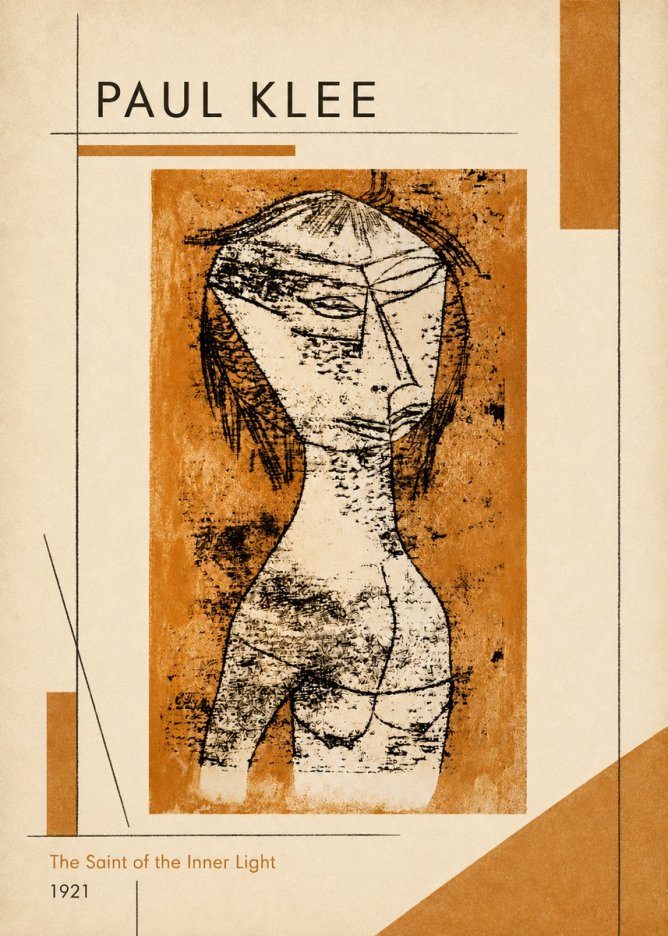 Paul Klee Die Heilige Vom Innern Licht No6 - Poszter