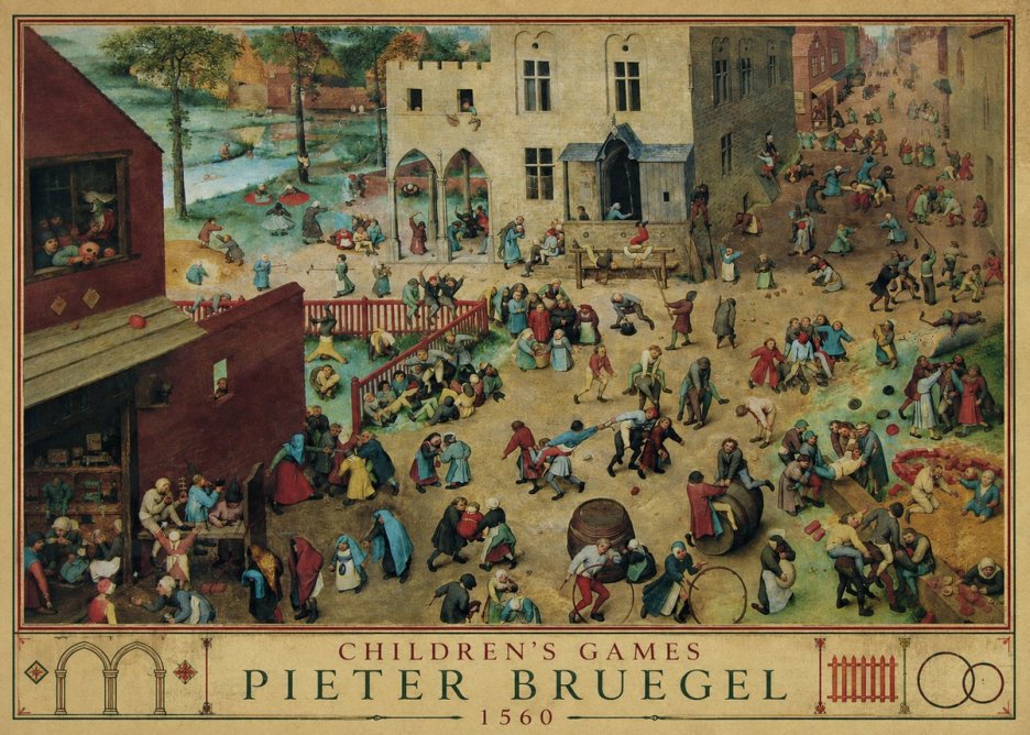 Pieter Bruegel Children's Games III No2 - Poszter