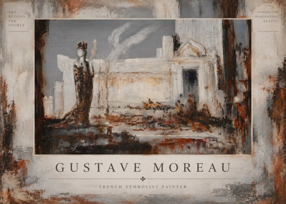 Gustave Moreau Untitled I No5 - Poszter