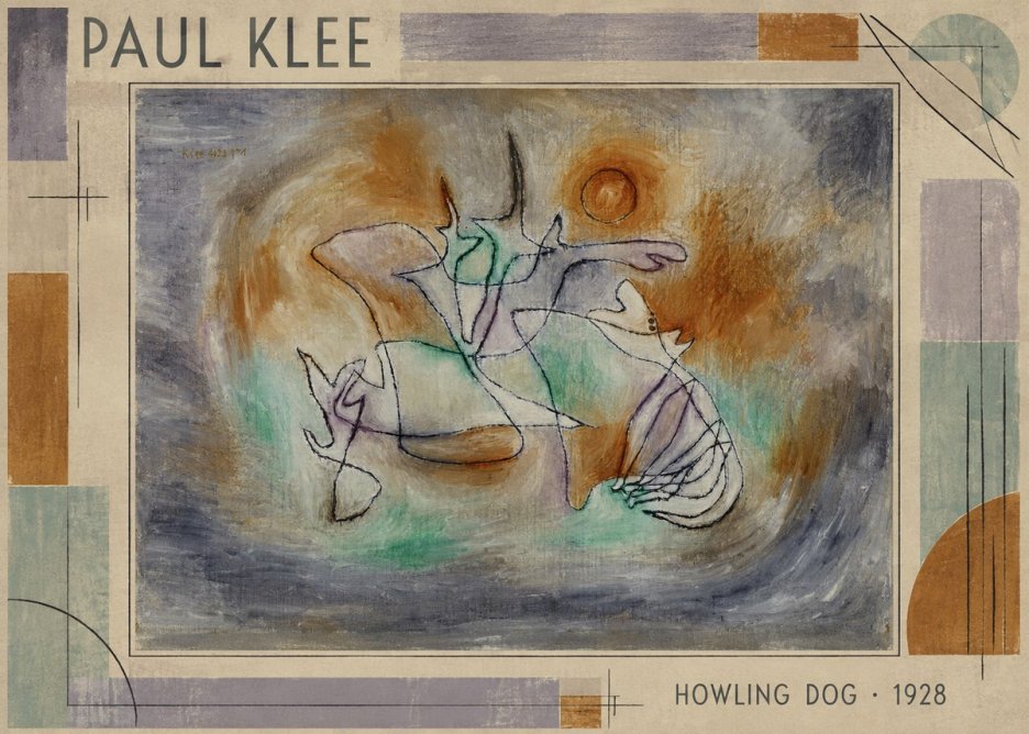 Paul Klee Howling Dog No1 - Poszter