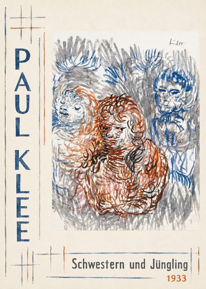 Paul Klee Schwestern Und Jüngling No3 - Poszter