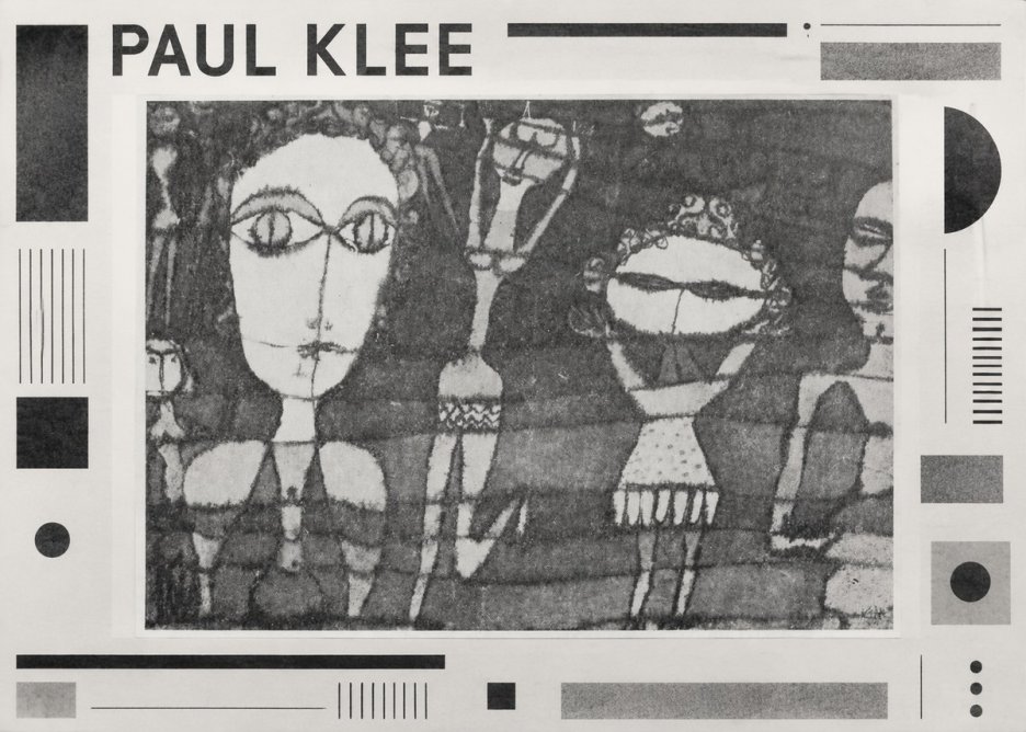 Paul Klee Specter of a Genius No3 - Poszter