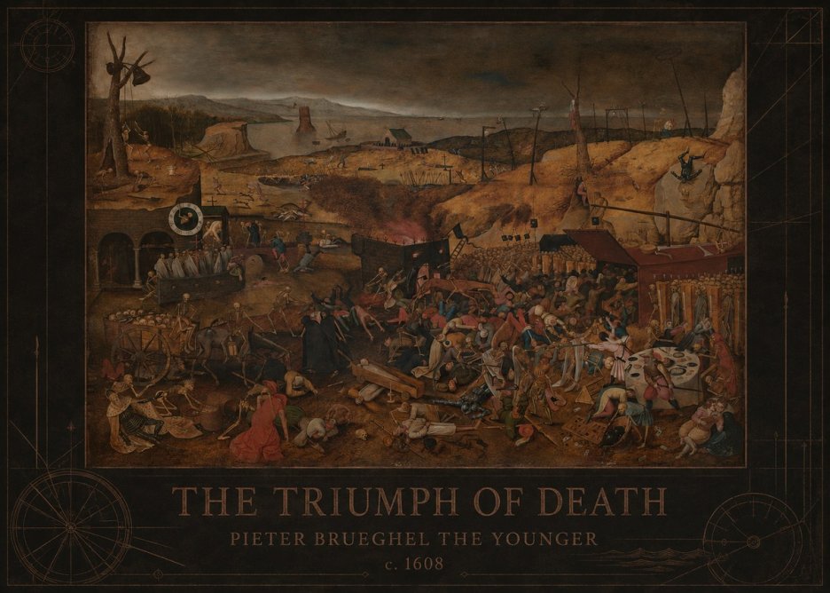 Pieter Bruegel The Triumph of Death II No4 - Poszter