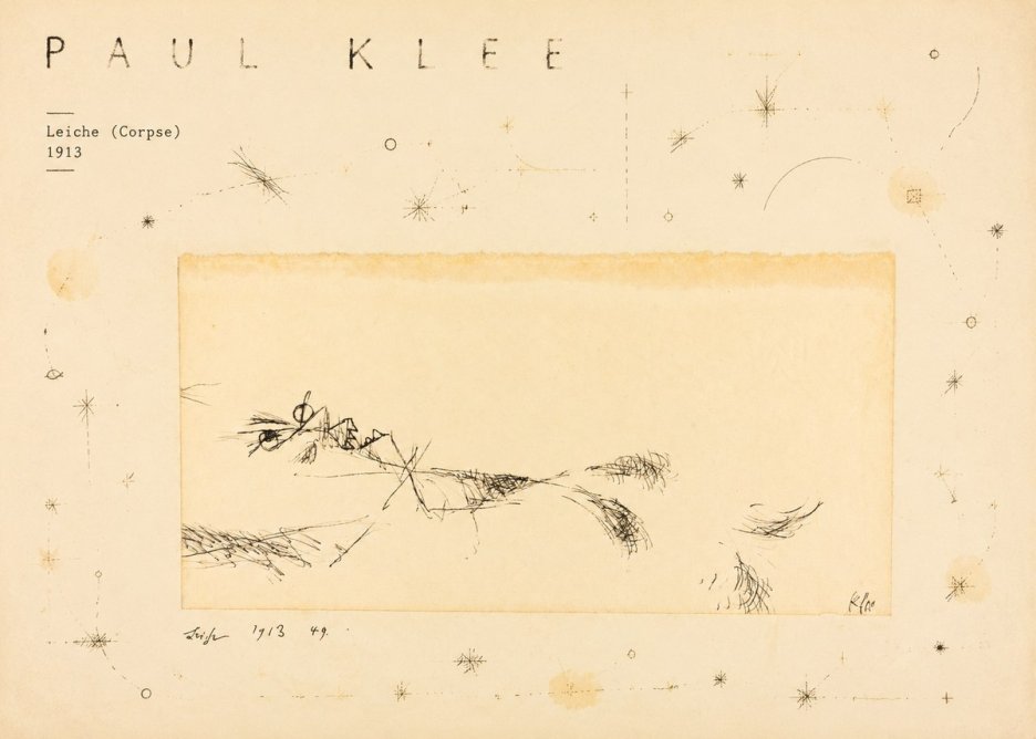 Paul Klee Leiche (Corpse) No4 - Poszter