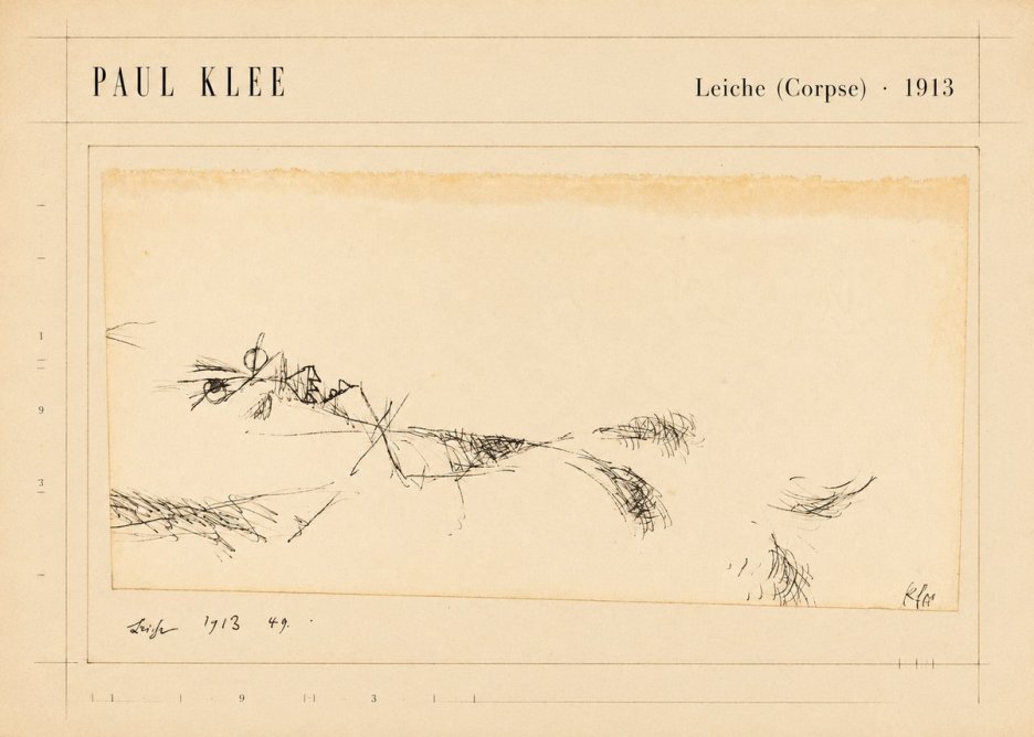 Paul Klee Leiche (Corpse) No5 - Poszter
