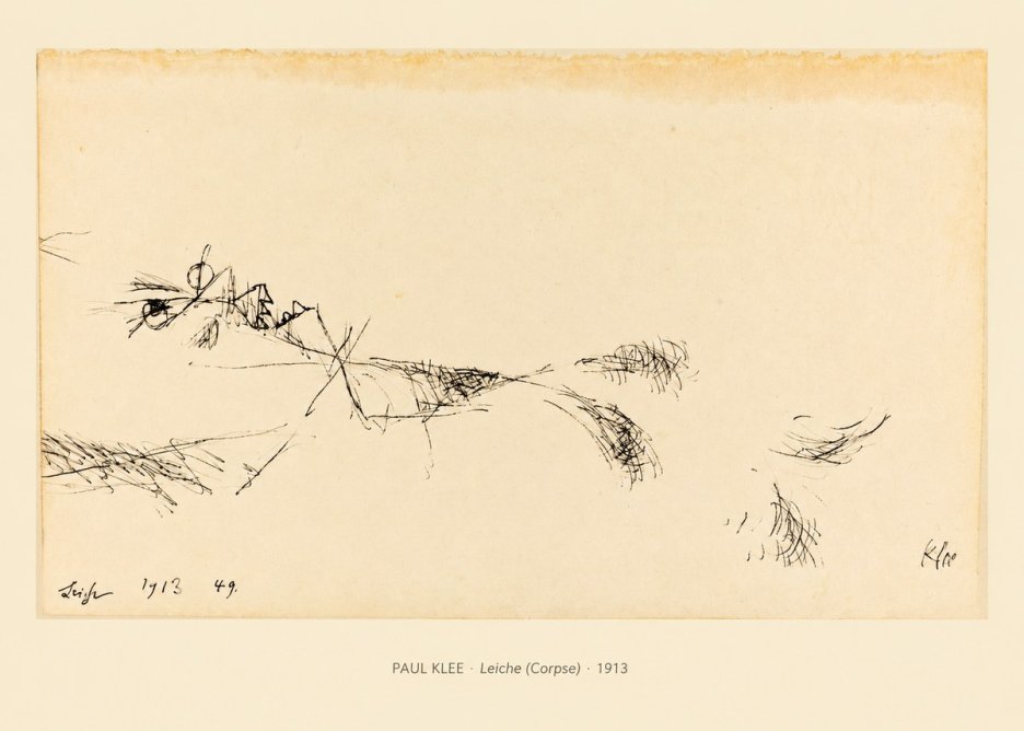 Paul Klee Leiche (Corpse) No6 - Poszter