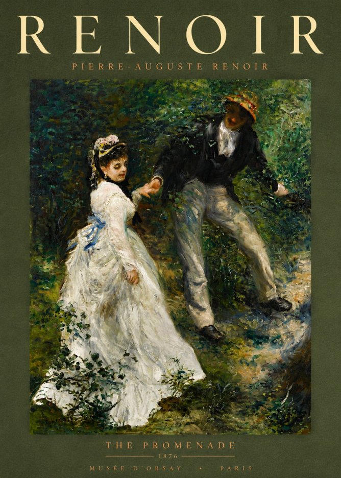 Renoir The Promenade No5 - Poszter