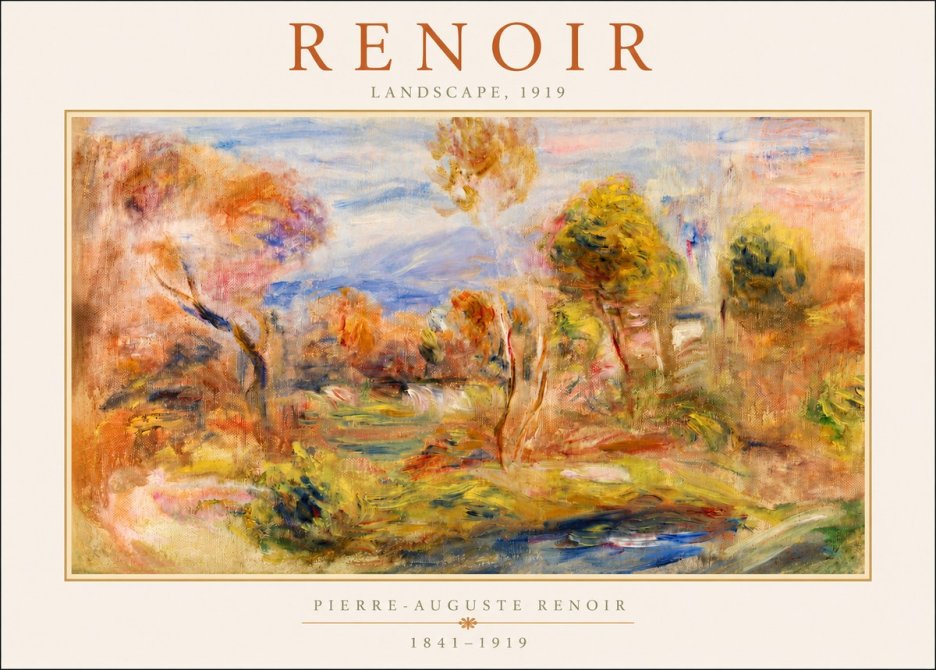 Renoir Landscape No3 - Poszter