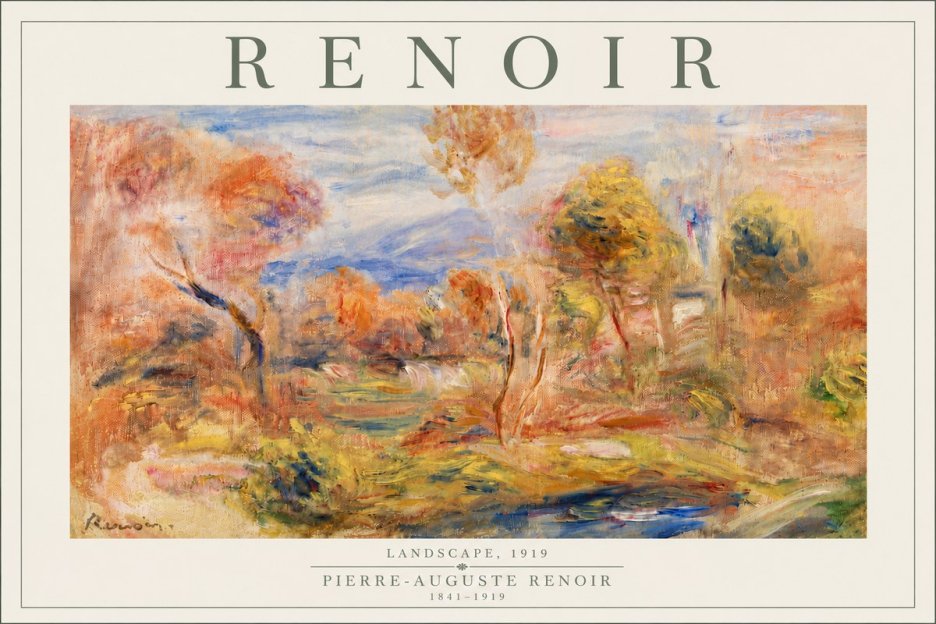 Renoir Landscape No6 - Poszter