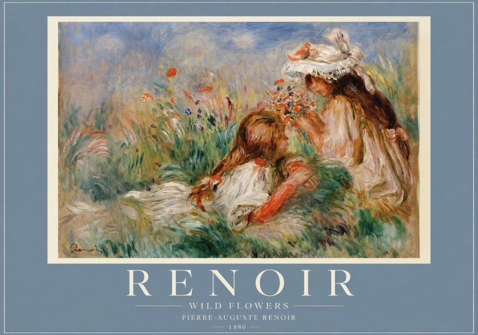 Renoir Wild Flowers No3 - Poszter