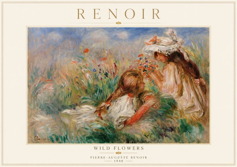 Renoir Wild Flowers No5 - Poszter