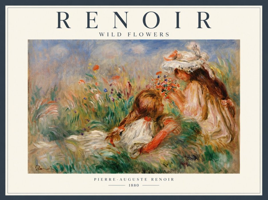 Renoir Wild Flowers No6 - Poszter