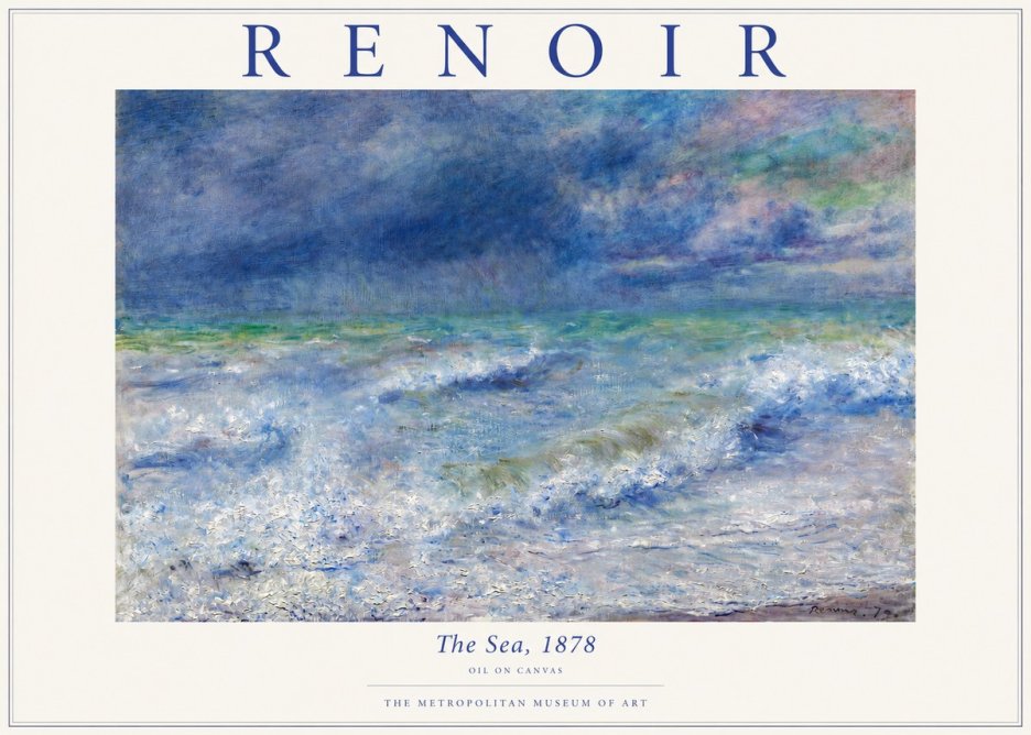 Renoir The Sea No3 - Poszter
