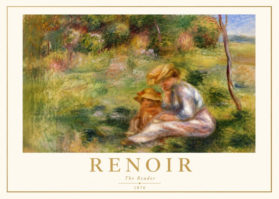Renoir The Reader No3 - Poszter