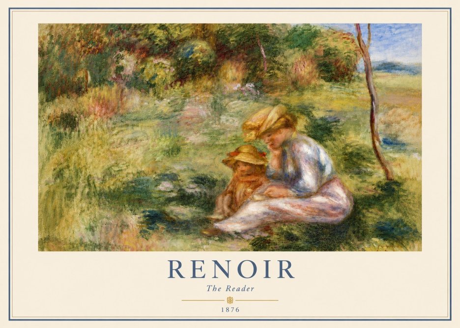 Renoir The Reader No4 - Poszter