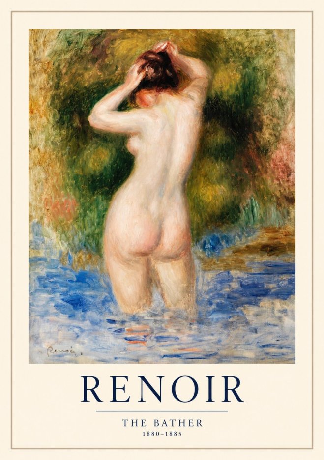Renoir The Bather No1 - Poszter