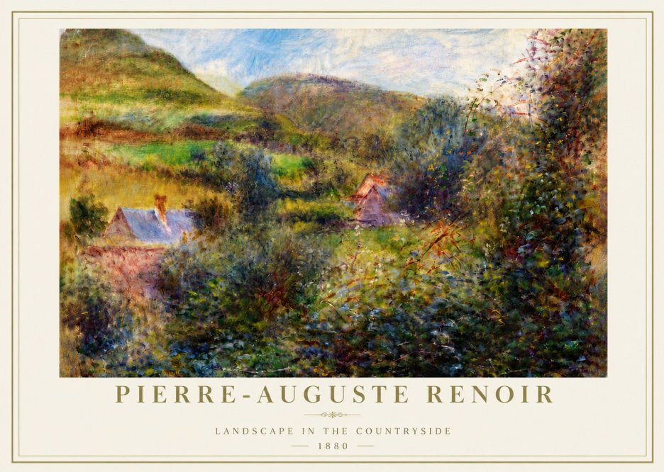 Renoir Landscape in the Countryside No5 - Poszter