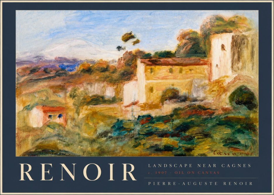 Renoir Landscape Near Cagnes II No2 - Poszter