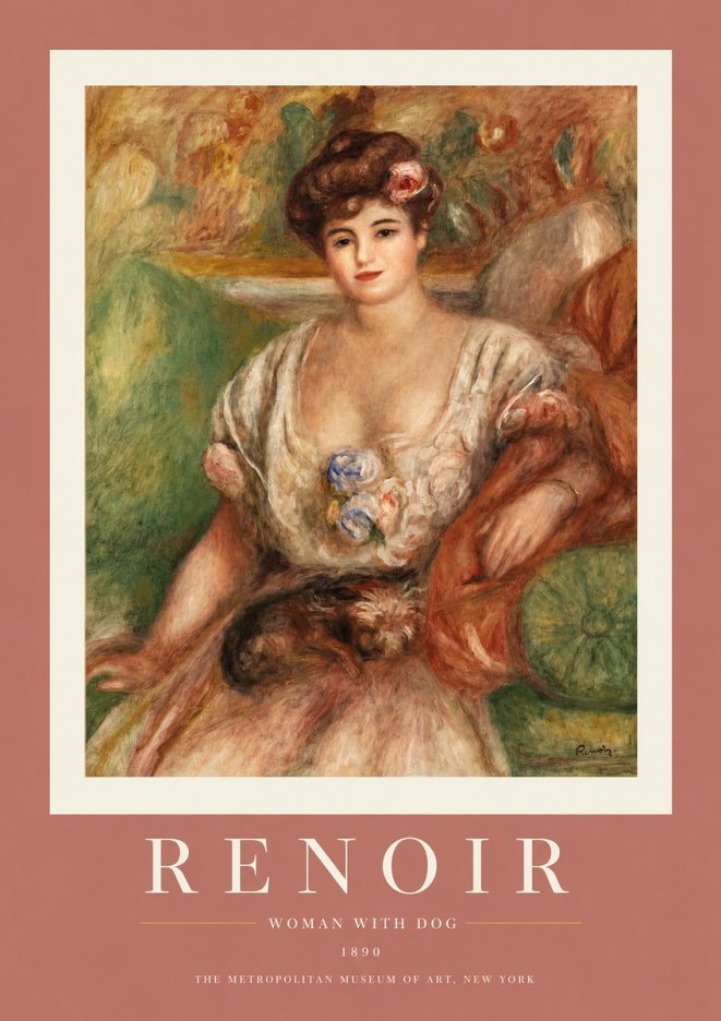 Renoir The Roman Girl No2 - Poszter