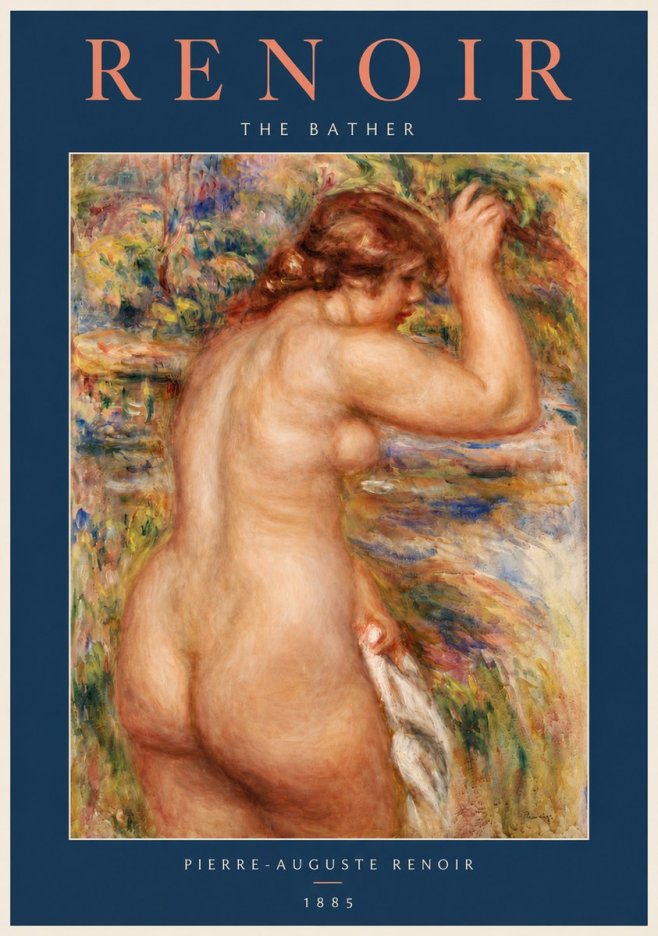 Renoir Bather No4 - Poszter