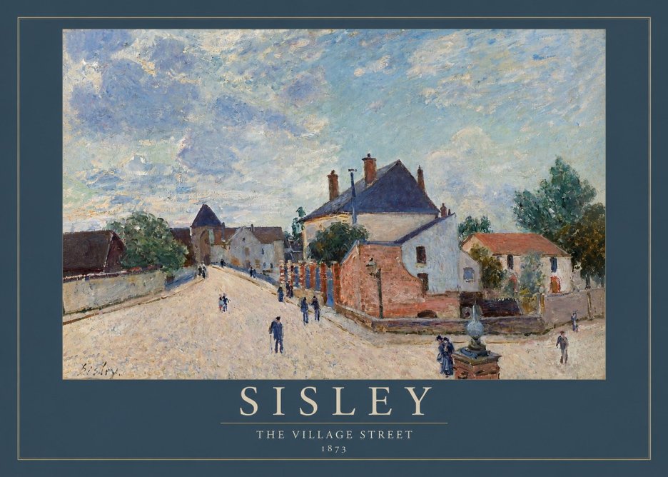 Sisley The Village Street No2 - Poszter