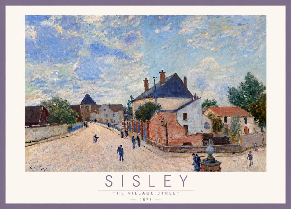 Sisley The Village Street No5 - Poszter