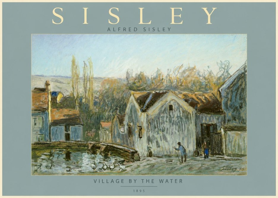 Sisley Village by the Water No2 - Poszter