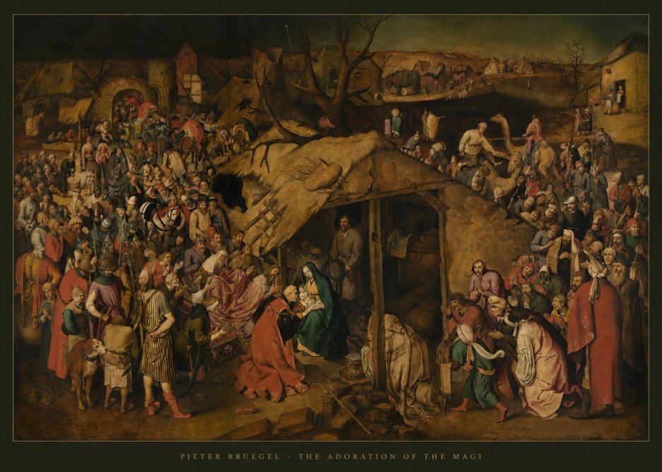 Pieter Bruegel The Adoration of the Magi No5 - Poszter