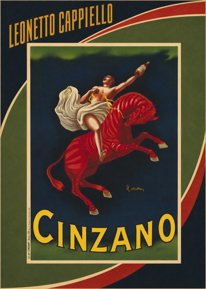Leonetto Cappiello Cinzano No3 - Poszter