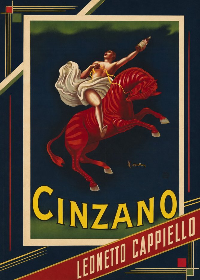 Leonetto Cappiello Cinzano No4 - Poszter